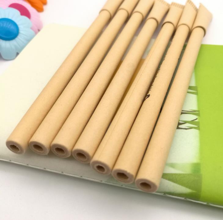Boligrafo de papel Eco-friendly paper tube pen