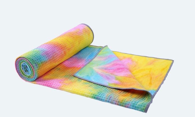 Toalla Yoga/ Non-slip Sports Towel Eco-friendly Tie-dye Yoga Towel