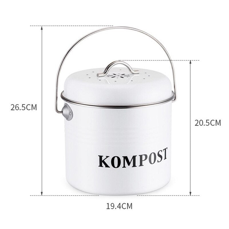 Contenedor para almacenamiento de residuos orgánicos/ Food waste bin