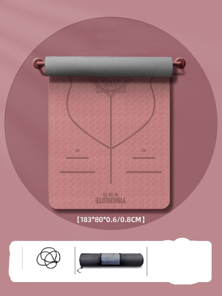 Colchoneta Yoga Mat Thickened Widened And Lengthened Beginner Female Fitness Mat