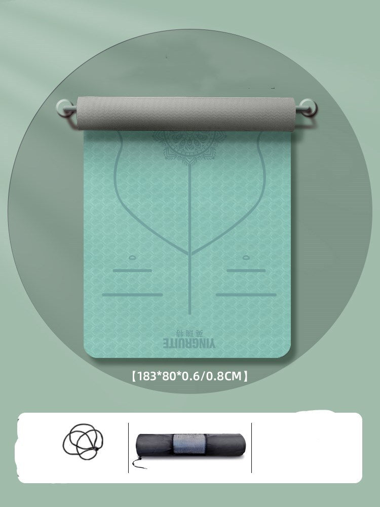 Colchoneta Yoga Mat Thickened Widened And Lengthened Beginner Female Fitness Mat