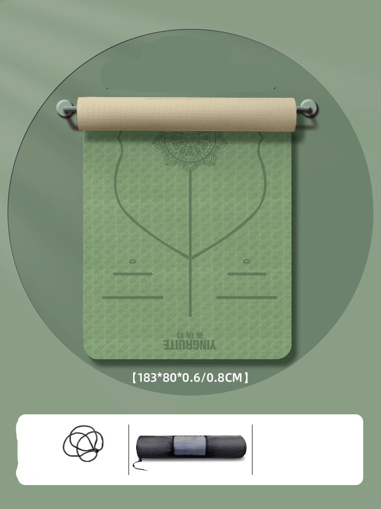 Colchoneta Yoga Mat Thickened Widened And Lengthened Beginner Female Fitness Mat