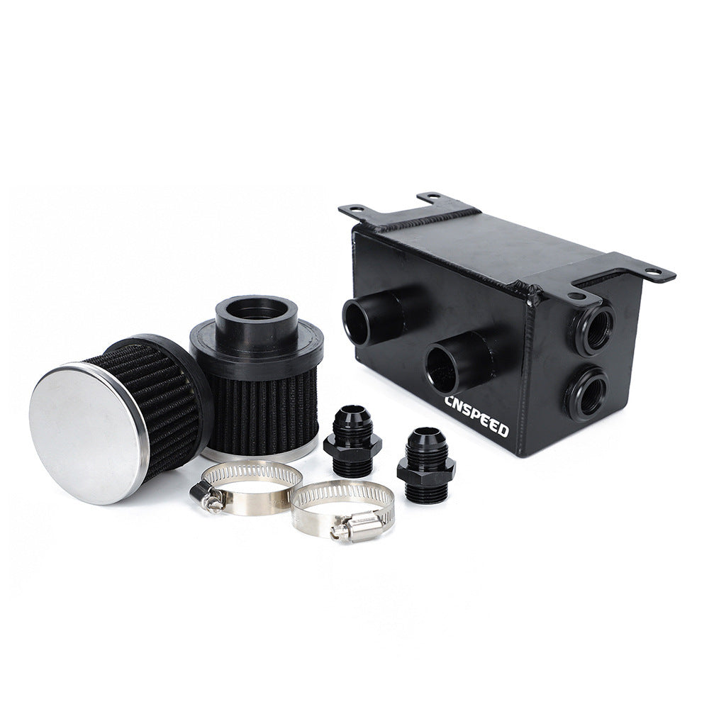 Contenedor residuo de  aceite motor modificado/ Car Modified Engine Oil Breathable Pot Exhaust Gas Waste Oil Recovery Pot