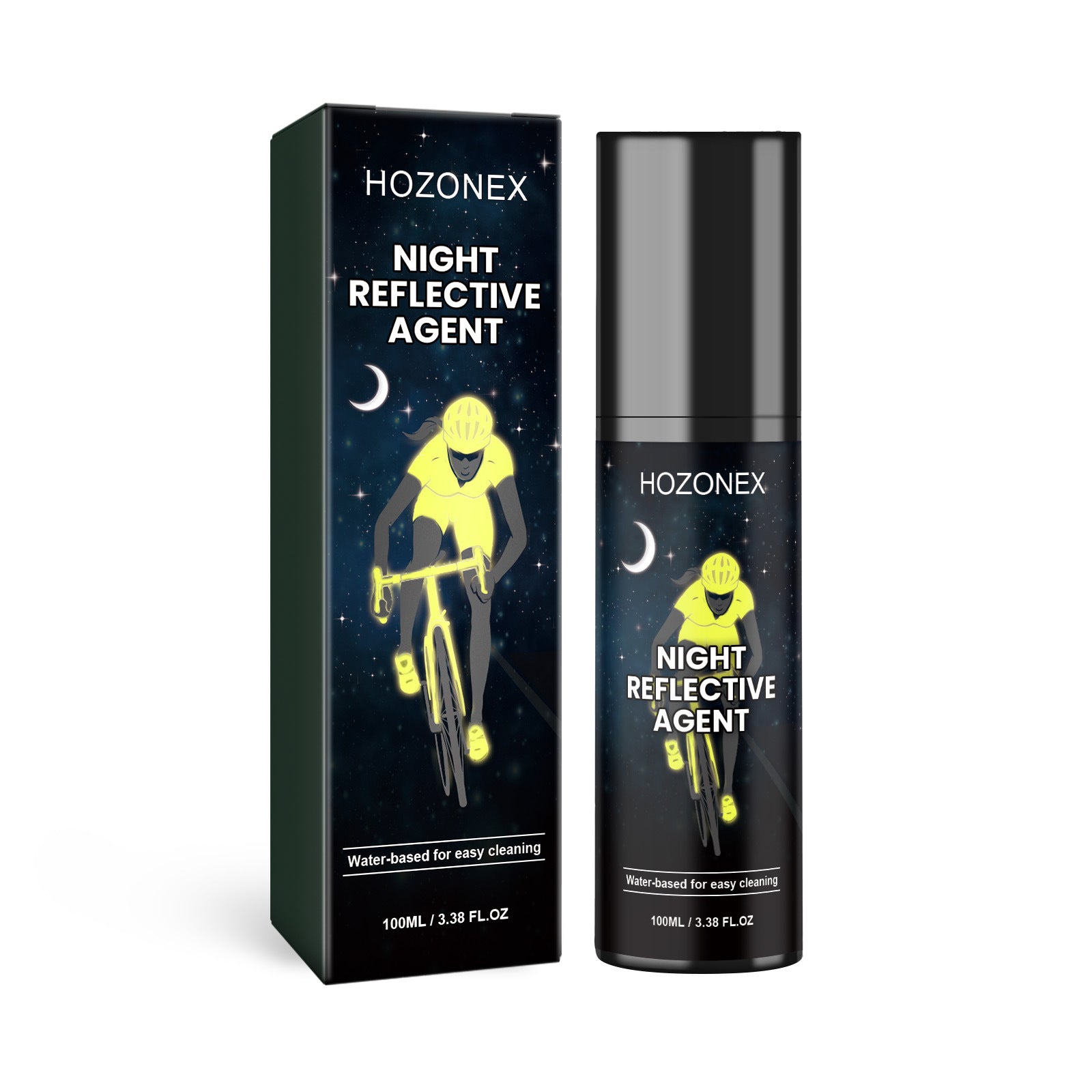 Eco-friendly Fluorescent Night Spray
El Eco-Friendly Fluorescent Night Spray es una pintura en aerosol biodegradable y no tóxica, diseñada para brillar en la oscuridad después de exponerse a una fuente de luz natural o artificial.