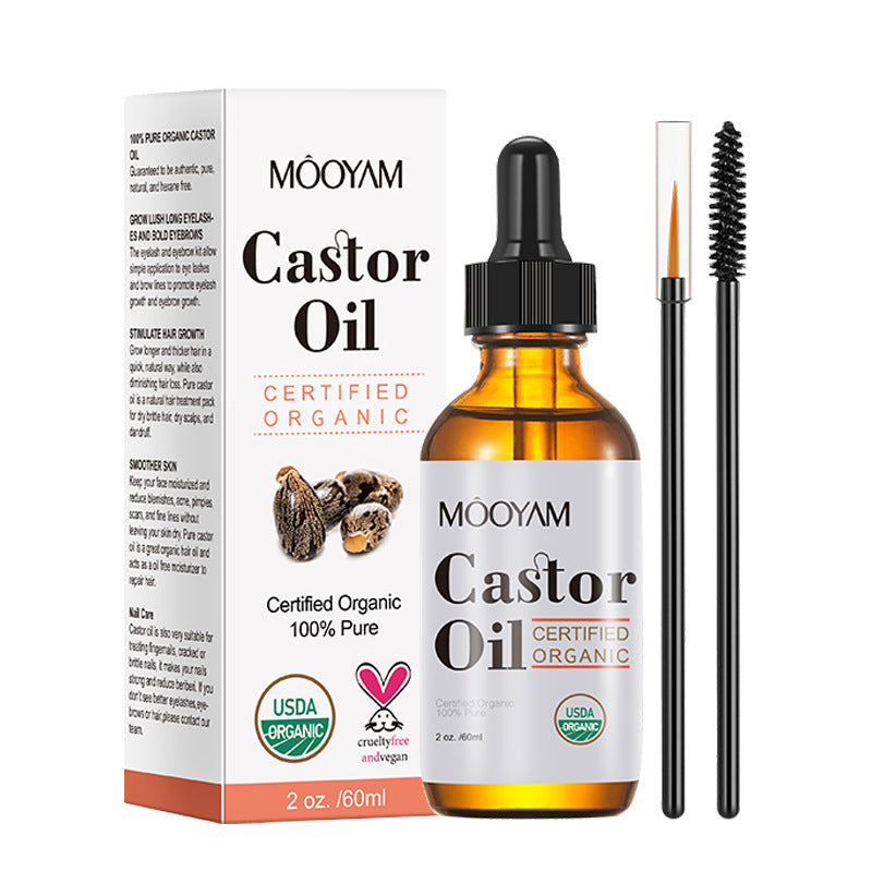 Aceite de ricino original certificado orgánico/ Castor Oil Castor Oil Skin Care Massage Basic Oil Hair Eyebrow Eyelash Care