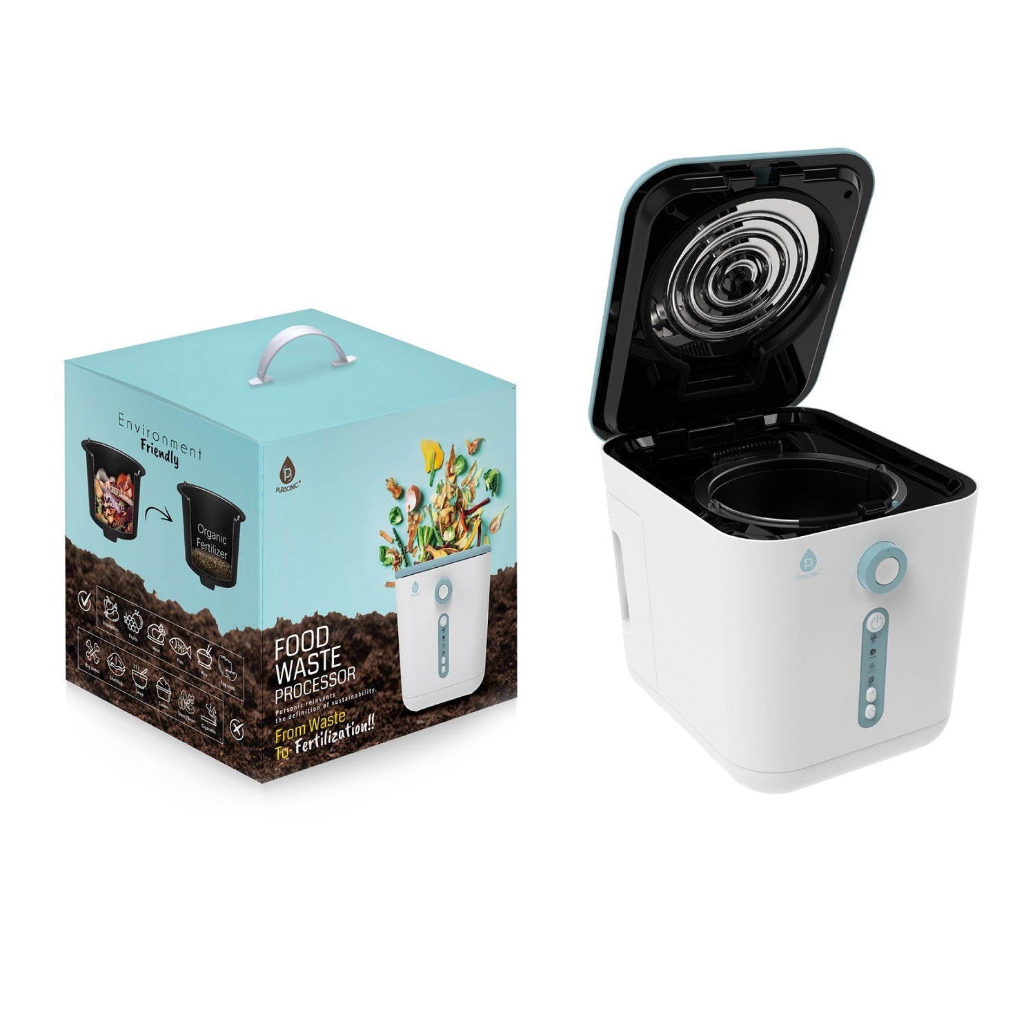 Compostera para residuos de comida, generador de fertilizante, Food Waste Composter