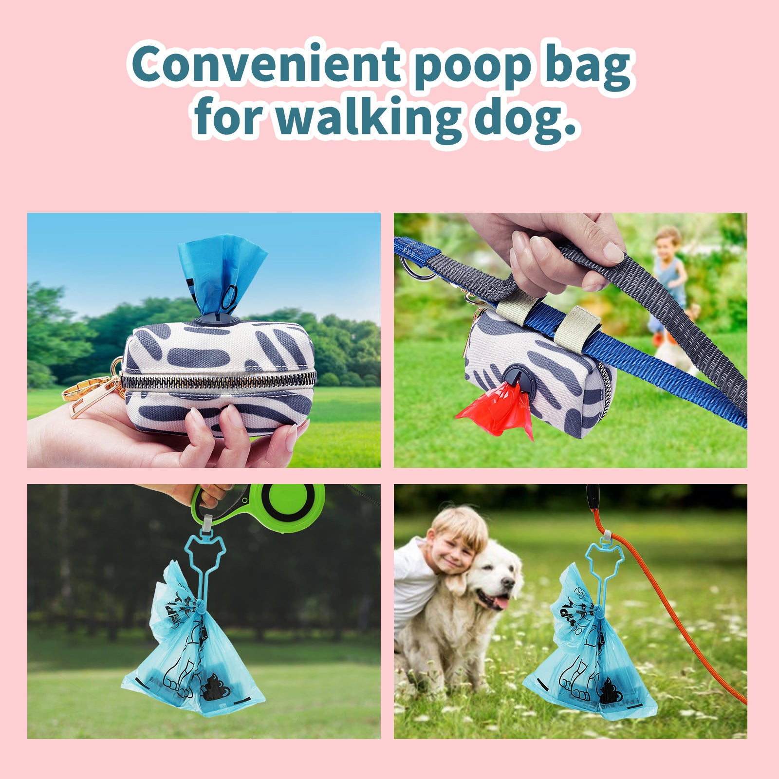 Eco Friendly Biodegradable Poop Bags. Bolsas biodegradables par mascotas -Huella Sustentable