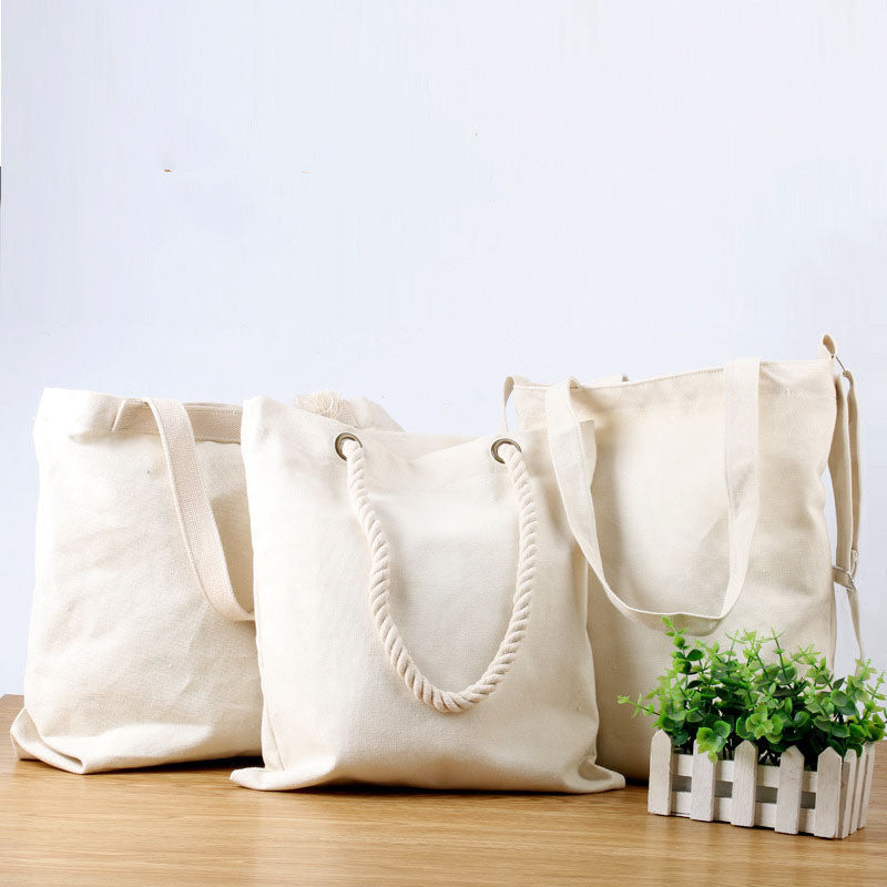 Bolsa de algodón ecológica/ Shoulder Cotton Cloth Hand-held Eco-friendly Shopping Bag