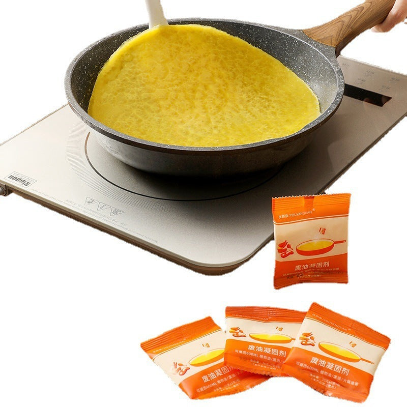 Coagulante de aceite de cocina para limpiar y  reciclar/ Household Kitchen Waste Oil Coagulant