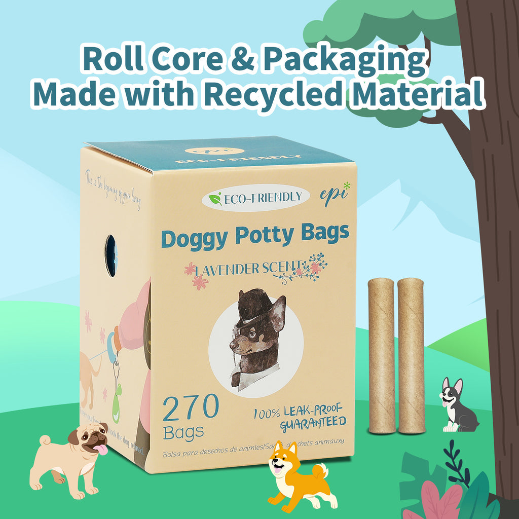 Eco-Friendly Biodegradable Poop Bags. Biodegradable bags for pets - Sustainable Footprint