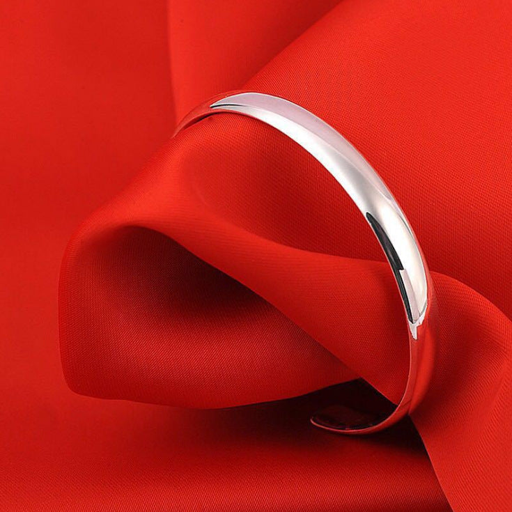 Eco-Friendly Silver Bracelet, Women's Eco-Friendly Copper Plating Silver Bracelet