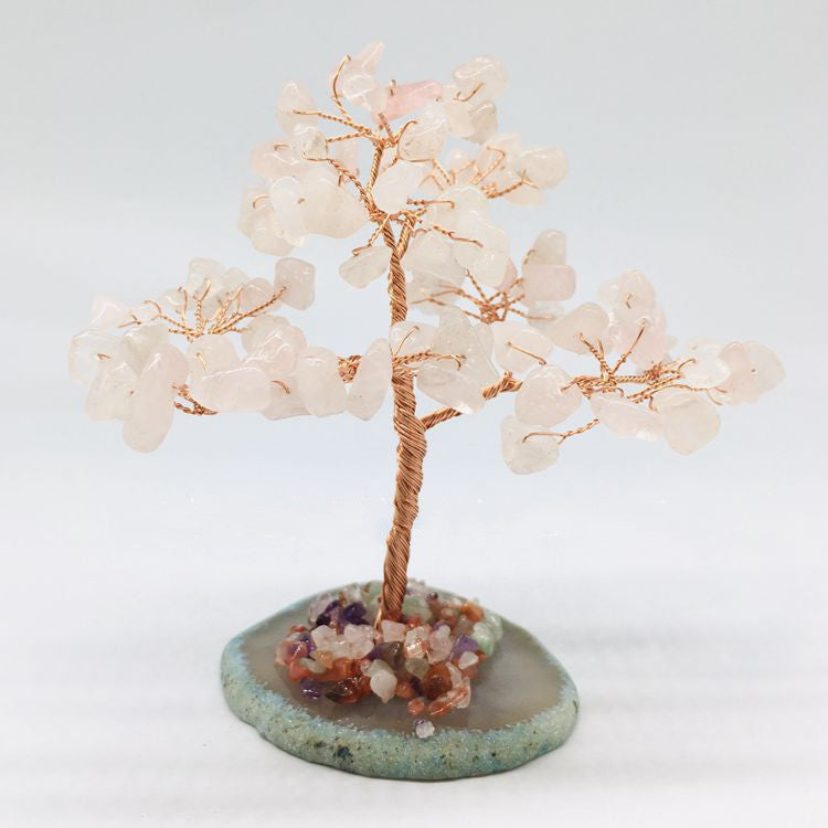 Arbol Agata Natural / Natural Agate Citrine Japanese Plant Tree