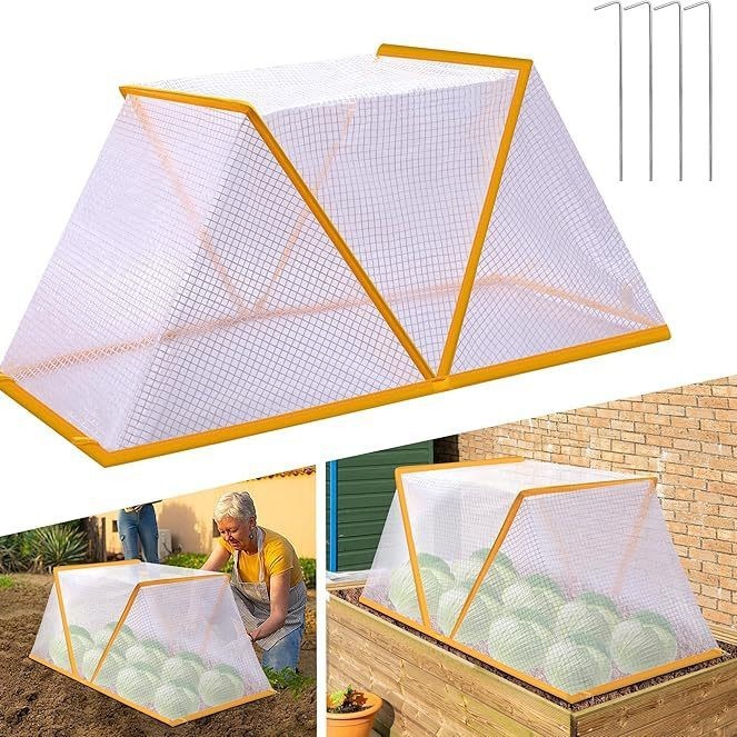 Protector de plantas/ Plant Protector Foldable Plant Net Cage Protect Greenhouse Plants Vegetables From Harm