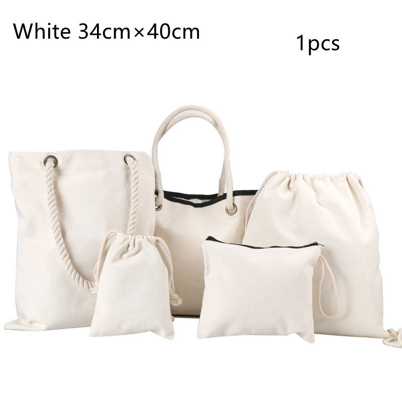 Bolsa de algodón ecológica/ Shoulder Cotton Cloth Hand-held Eco-friendly Shopping Bag