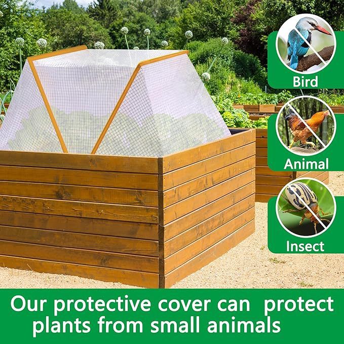 Protector de plantas/ Plant Protector Foldable Plant Net Cage Protect Greenhouse Plants Vegetables From Harm