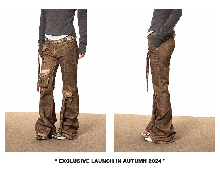 Pantalon de trabajo/ Waste Soil American Workwear Bootcut Trousers