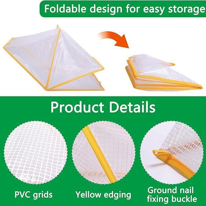 Protector de plantas/ Plant Protector Foldable Plant Net Cage Protect Greenhouse Plants Vegetables From Harm