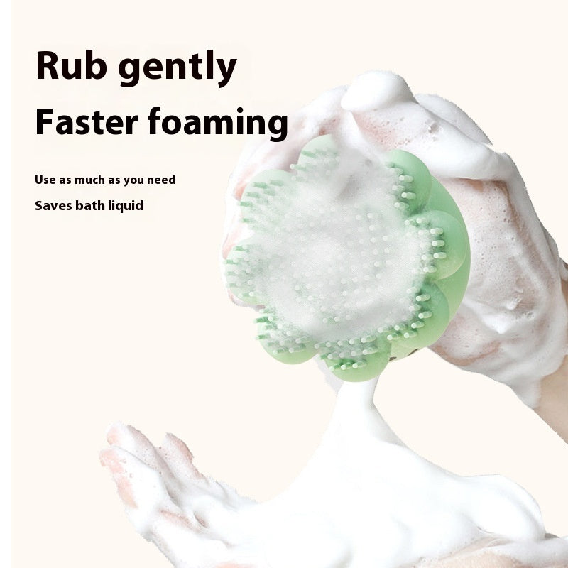 Cepillo mascotas/ masajea la piel, estimula la circulación, elimina pelo muerto y reduce la caída) Pets Shower Brush Silicone Bath Massage Comb Pet Products.