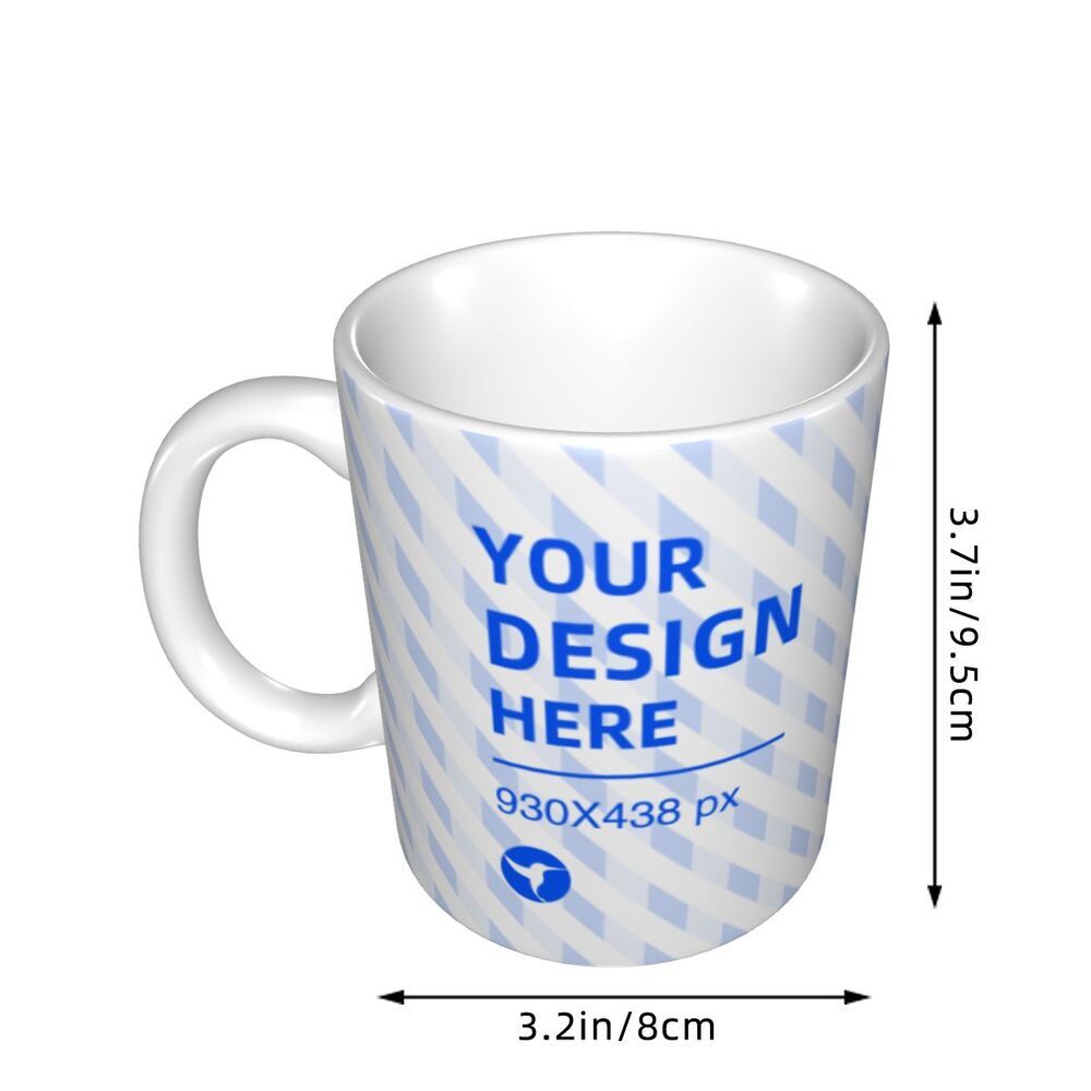 Ecological ceramic mug, ergonomic, Eco-friendly Ceramic Comfort Handle Coffee Mug
