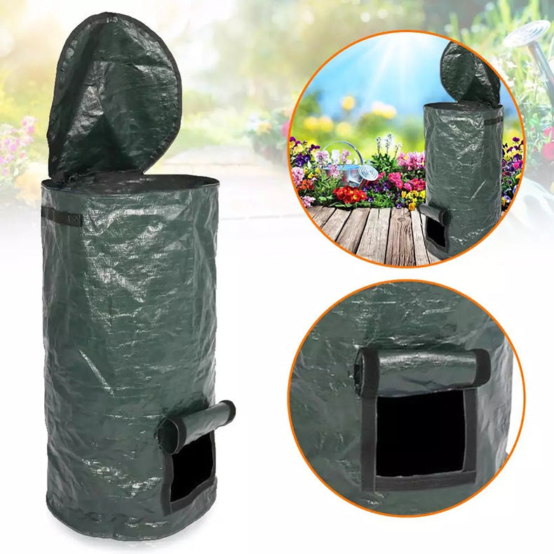 Tubo para residuos orgánicos / Composting Bags Organic Compost Bucket Waste Fermentation Kitchen Waste Planting Sack