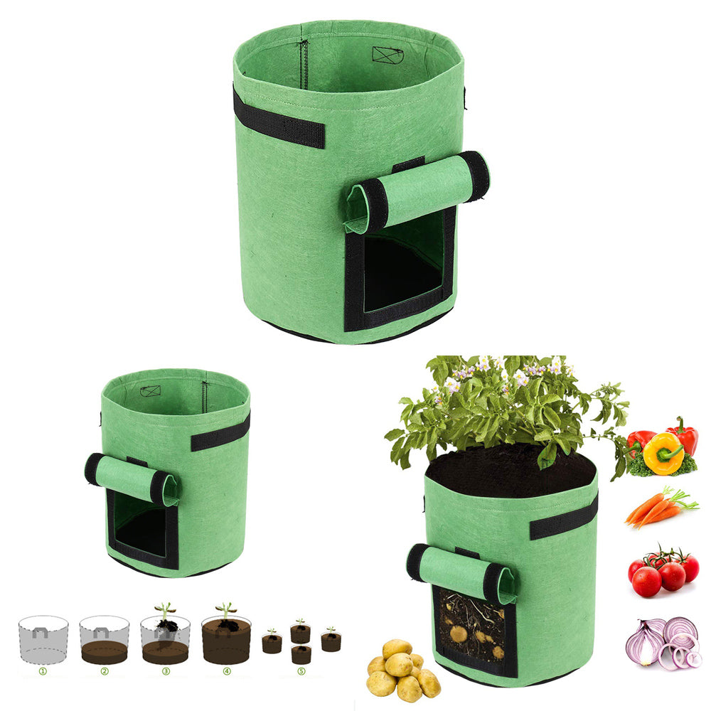 Cultivador de papas/ patatas/ batatas/ Portable Plant Bag Potato Planting Bag Durable Bag