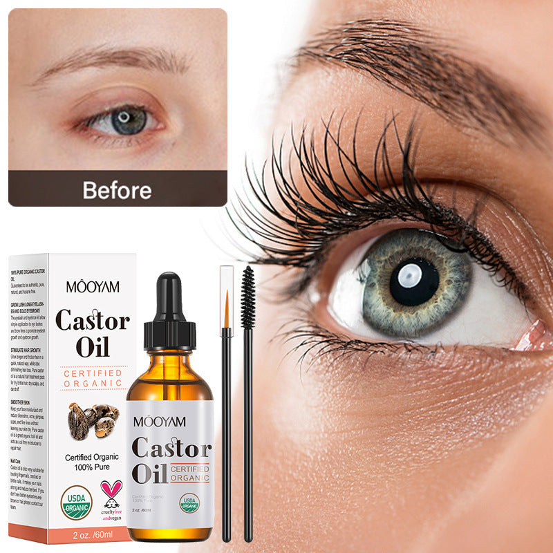 Aceite de ricino original certificado orgánico/ Castor Oil Castor Oil Skin Care Massage Basic Oil Hair Eyebrow Eyelash Care
