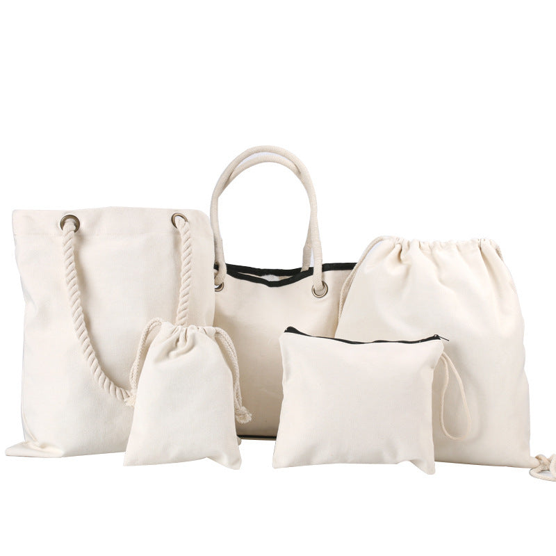 Bolsa de algodón ecológica/ Shoulder Cotton Cloth Hand-held Eco-friendly Shopping Bag